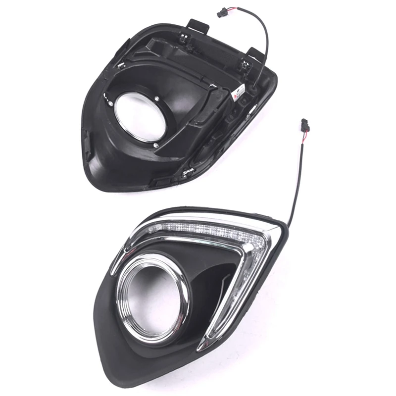 DHBH-LED DRL Дневной светильник противотуманная фара автомобиля 12V для бега светильник s для Mitsubishi ASX 2013