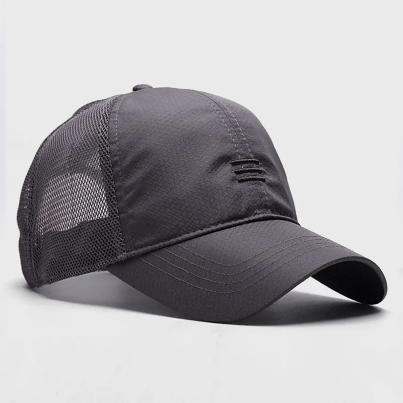 55-59cm 60-65cm 빅 헤드 맨 플러스 사이즈 야구 모자 레이디 여름 메쉬 트럭 모자 남성 곡선 피크 스냅 백 모자