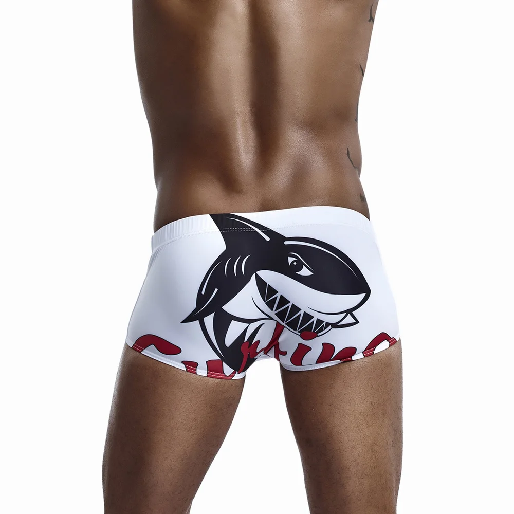 

Swimwear Swimming Shorts for Men Swimming Trunks Shark Pattern Quick Dry Swimsuit Man Beachwear Surfing Shorts Board