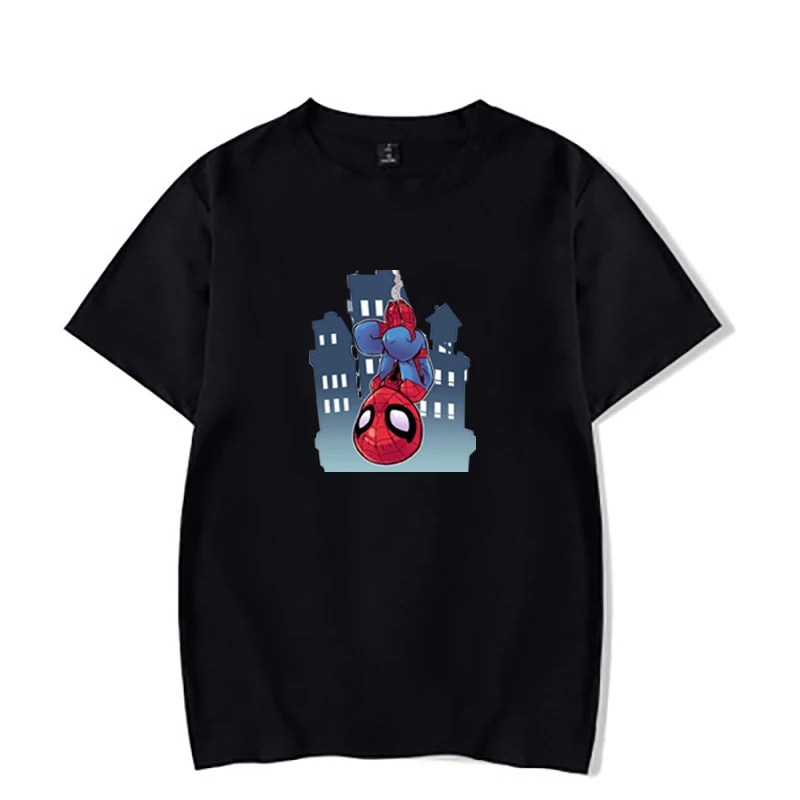 Spider-man; детская толстовка с капюшоном; осенне-зимняя одежда; худи для мальчиков и девочек с супергероями; хлопковый пуловер с длинными рукавами - Цвет: kids t shirt 2