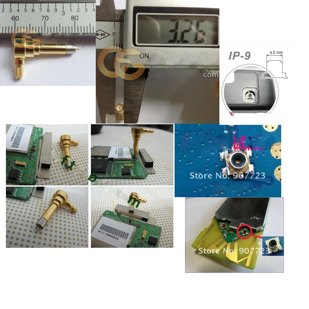 2 шт. длинный MS-156 MS156 Pyhteyl штекер для F Женский Джек тестовый зонд RG316 и RG178 кабель провода 35 см