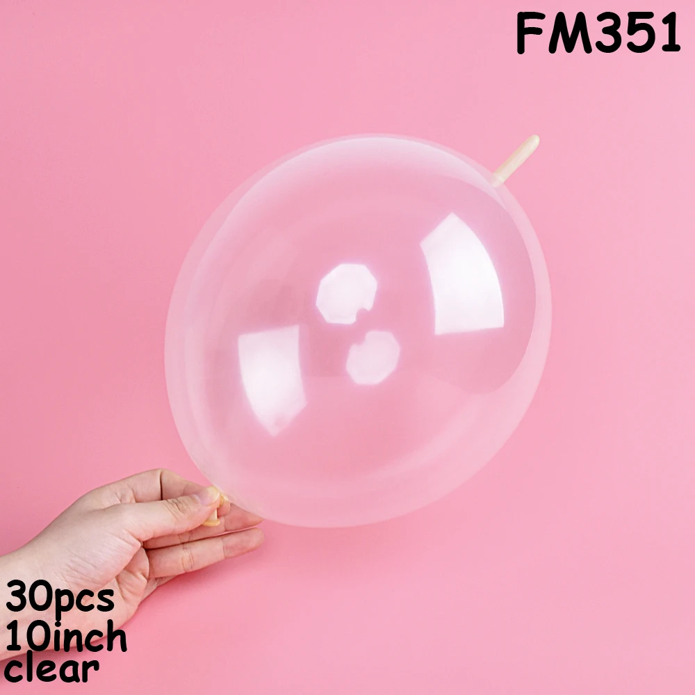 FM351 30 шт 10 дюймов хвостовые латексные шары гелиевые надувные шары воздушные шары Счастливого Рождества счастливого Нового года вечерние шары для украшения - Цвет: FM351