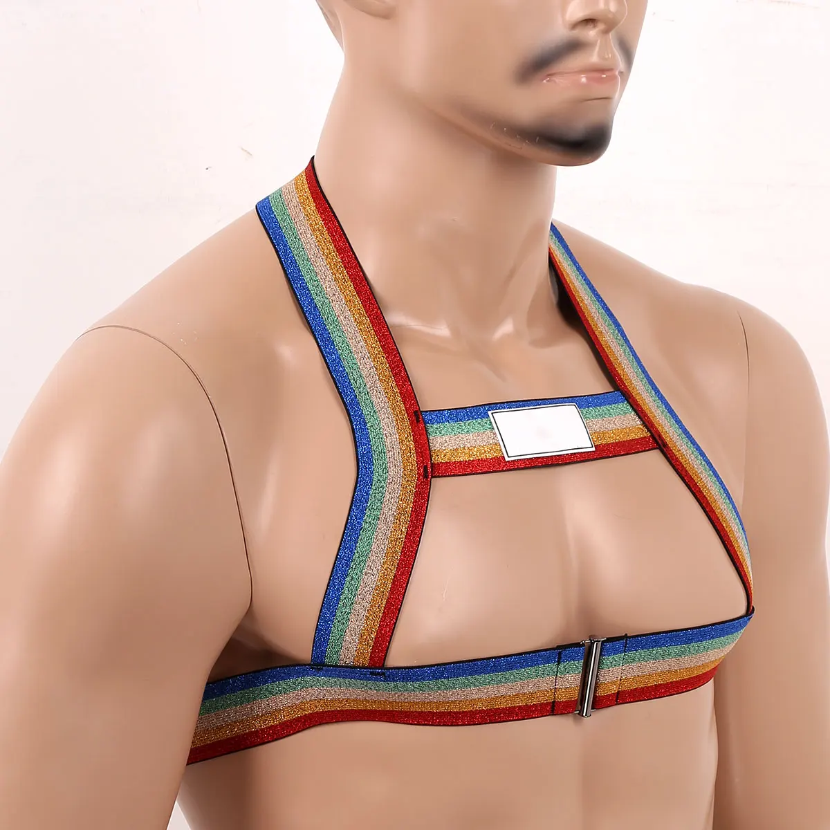 YiZYiF Sexy Fashion Harness Men Elastic Shoulder Body Chest Belt Muscles Protector Straps Mens Cosplay Party Club Wear Costume -Zentai shop online H33aba55acc9c4f0bb0a00225cac78dd2t.jpg