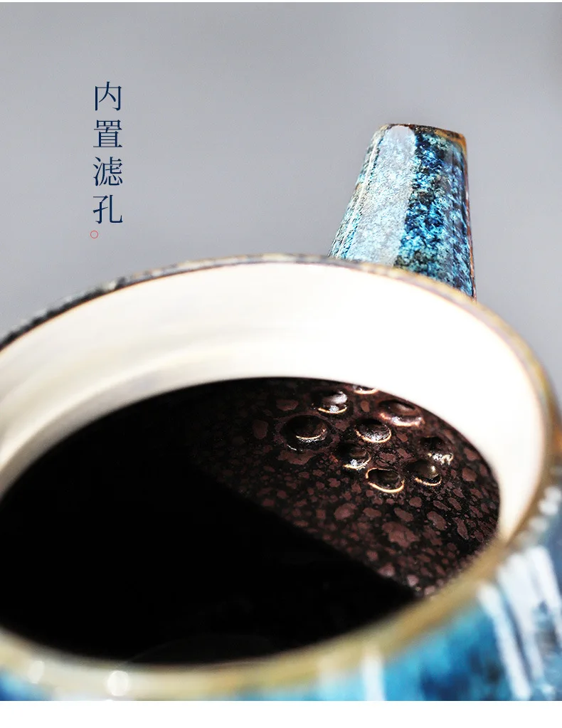 Китайский чайник ручной работы 200 мл керамический Jianzhan походный чайник для путешествий домашний декор кунг-фу чайная чашка Прямая