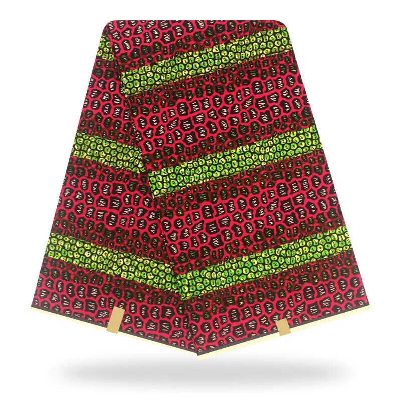 Новая стильная Высококачественная африканская ткань для печати голландский нигерийский батик голландский воск 6 ярдов/шт хлопок Y90902-4