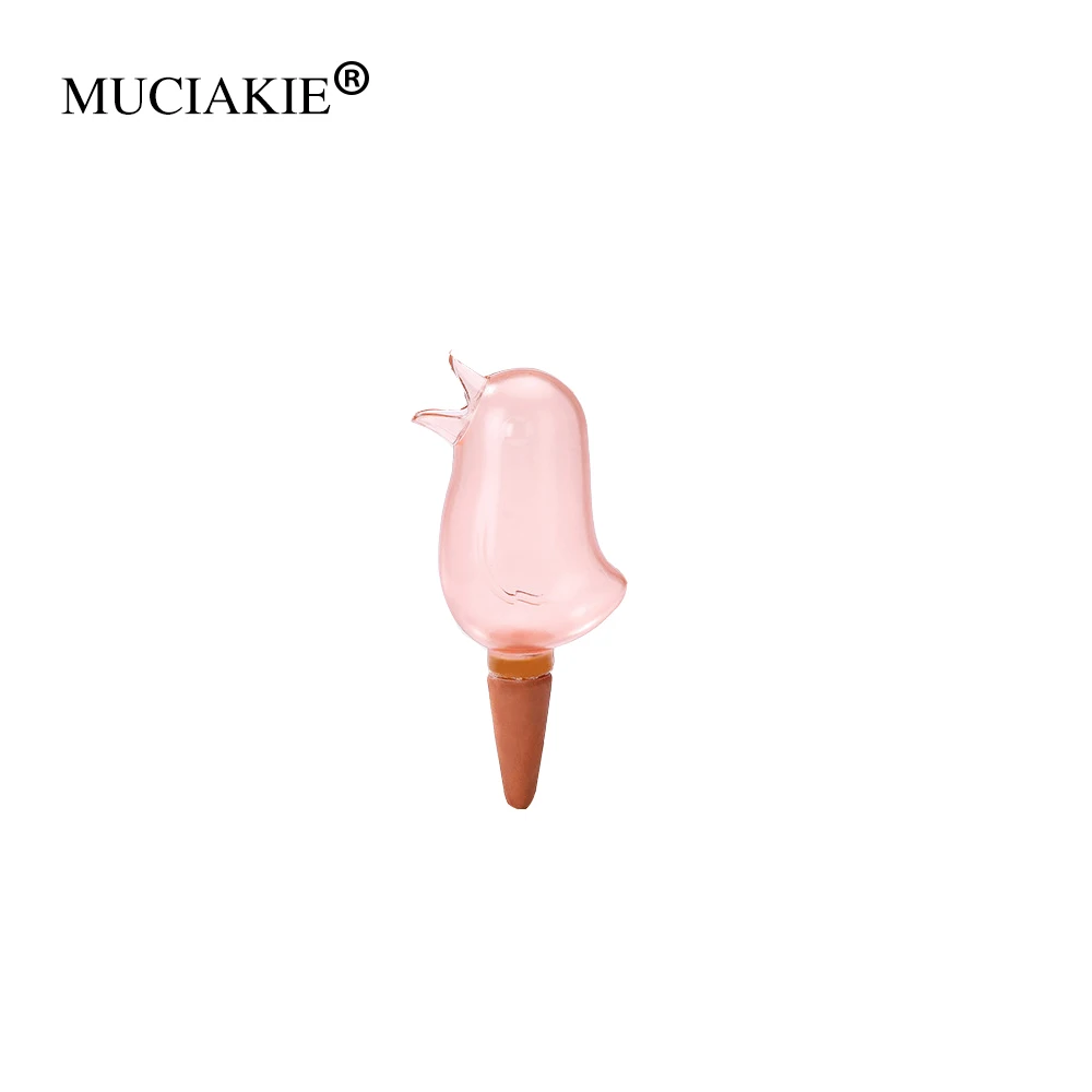 MUCIAKIE, 2 шт., тип птицы, растение, керамические, самополивающиеся шипы, домашний цветок, капельное орошение, полив, колышки для комнатных растений