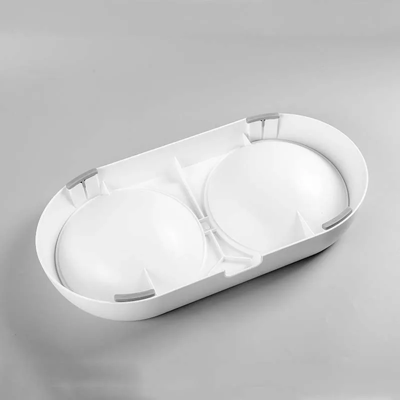 Миска для собак с двойной головкой, миски для корма для кошек, собак, уличная питьевая вода, кормушка для домашних животных, посуда, собачий контейнер для еды