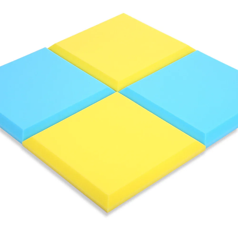 

3D Wall Sticker Sponge Acoustic Foam Panel Sound Stop Absorption Sponge Studio KTV Soundproof Home Decoration #T2