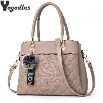 

Women Hairball Ornaments Totes Handbag Party Purse Ladies Messenger Crossbody Shoulder Flowers Design Bags Women Tote