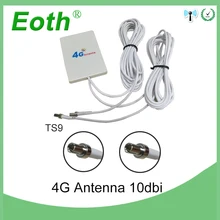 4g LTE панель с антенной TS9 Разъем 3g 4G маршрутизатор Anetnna с 2 м кабелем для huawei 3g 4G LTE маршрутизатор модем антенна