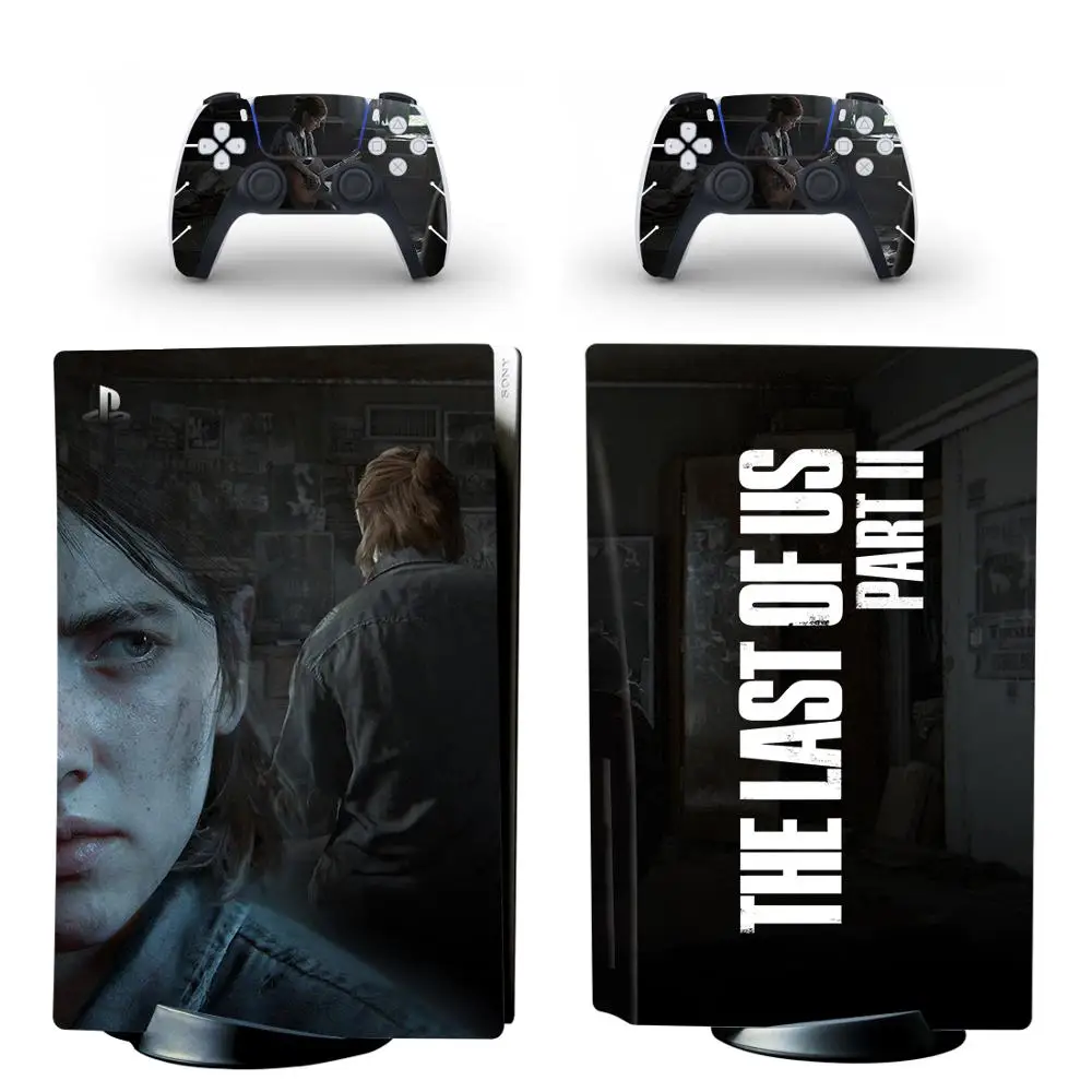 The last of Us PS5 Standard Disc Skin Sticker Decal Cover for PlayStation 5 Console and Controllers PS5 Skin Sticker Vinyl 