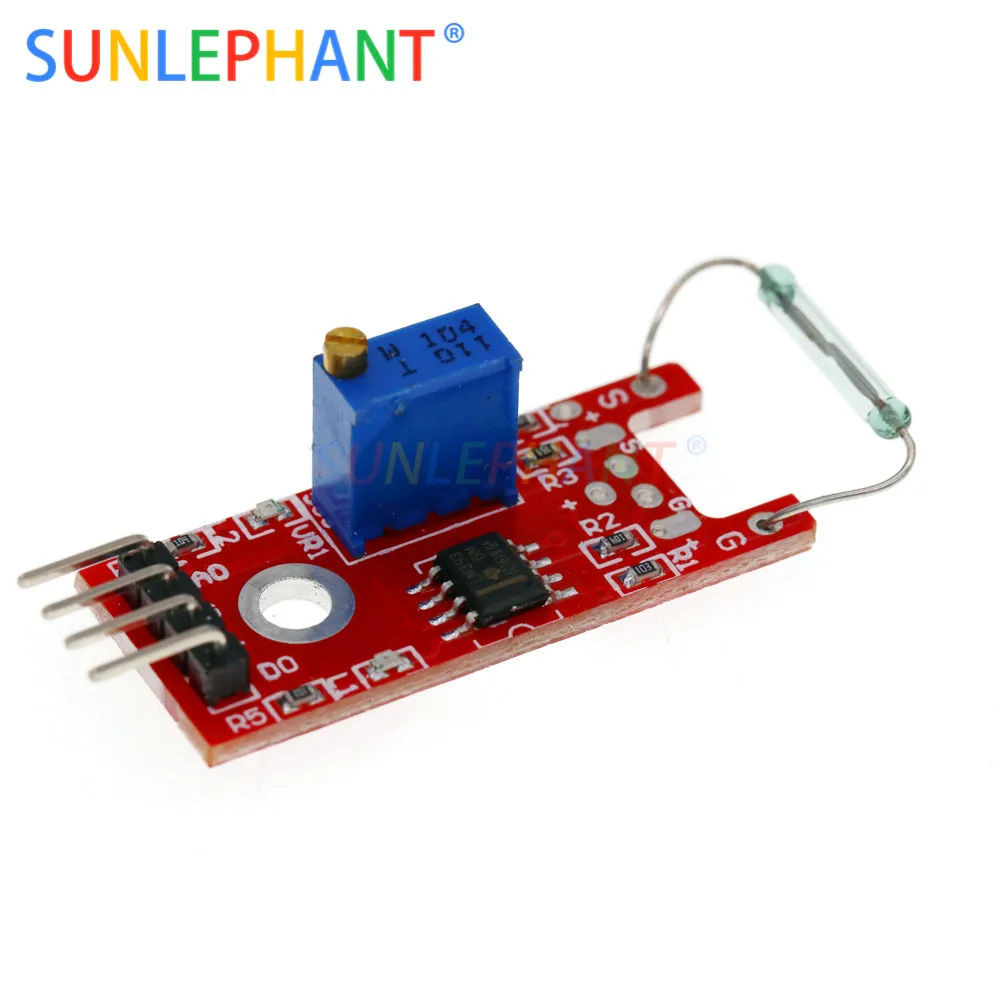 Ky-025 4Pin Betr Magnetico Secco Reed Tubo Interruttore Magnetron Modulo Sensore Fai Da Te Ky-25