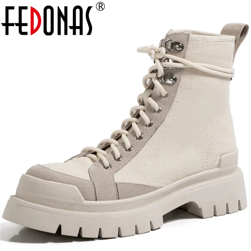 FEDONAS 2020 Fall Ankle Boots Female Women Shoes Mixed Colors Platform Chunky Heels Shoes Woman Newest Working Basic Boots Boots FEDONAS 2020 Fall Ankle Boots Female Women Shoes Mixed Colors Platform Chunky Heels Shoes Woman Newest Working Basic Boots Boots