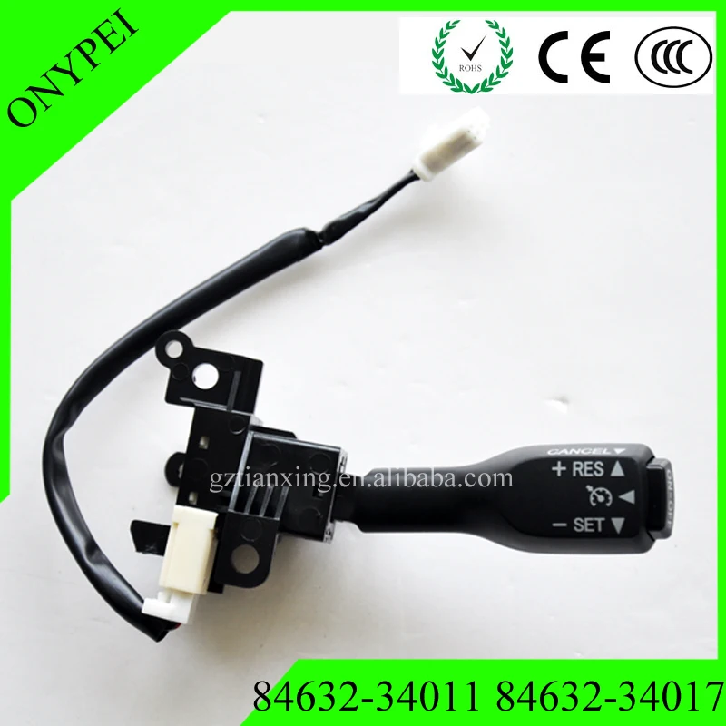 Новый переключатель круиз-контроля 84632-34011 для Toyota Camry Corolla Prius Scion Lexus 84632 34011 8463234011 |
