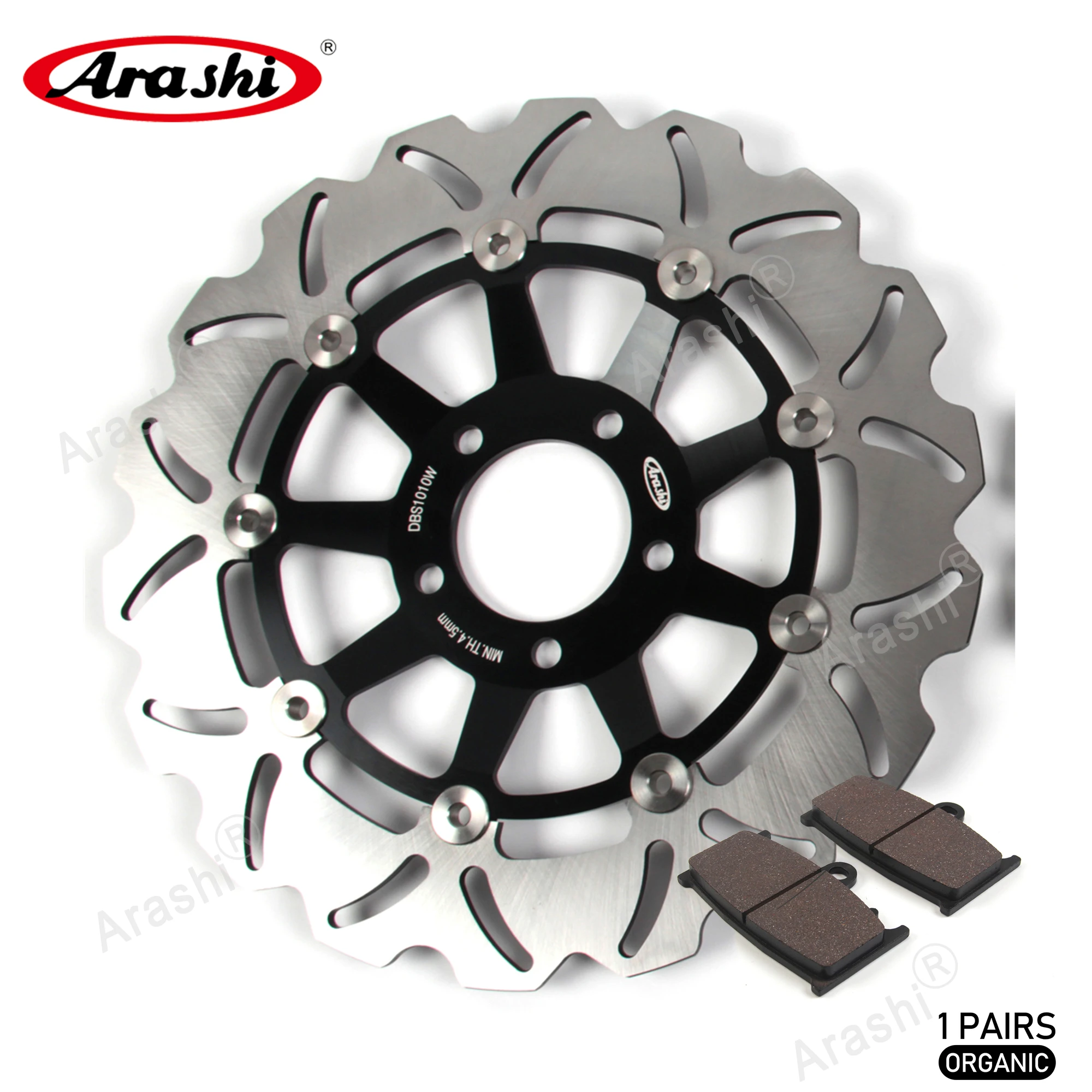 

ARASHI For SUZUKI GSF BANDIT 400 1989 - 1996 CNC Front Brake Rotors Brake Disc Pads GSF400 1990 1991 1992 1993 1994 1995