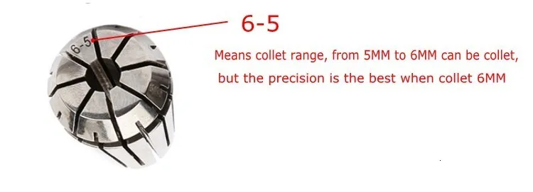 6-5 ER collet means