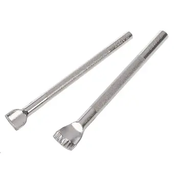 

New 20pcs Leather Hand Tool Metal Stamping Seal Caulker Handle leather Work