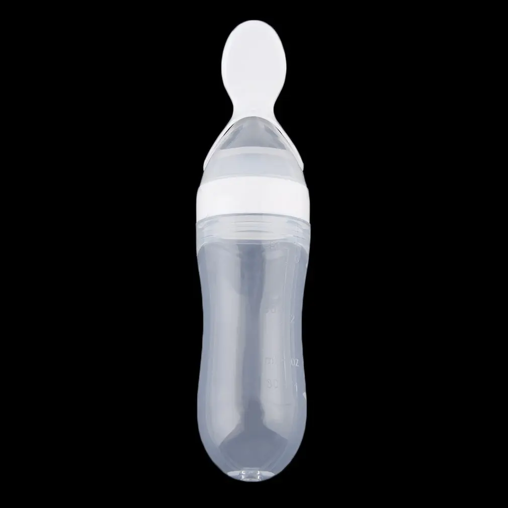 90 мл силиконовая детская ложка для малышей, бутылочка с рисовыми злаками, детская добавка для кормления, силикагелевая ложка, посуда для отлучения, Новинка