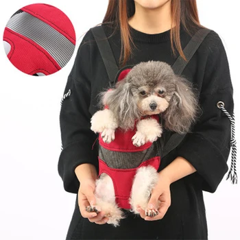 

Pet Carrier Backpack Adjustable Pet Front Cat Dog Carrier Travel Bag Legs Out