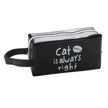 

1pc Pencil Case Jelly Gel Kawaii Cat Pattern Cute Lovely Stationery Pen Bags Pencil Box for Toddlers Kids Children Girls