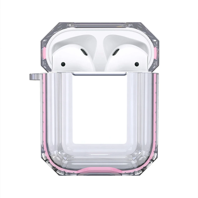 Для Apple AirPods 1/2 чехол сумка чистый прозрачный пластик противоударный защитный чехол для AirPods 1/2 чехол для наушников Аксессуары