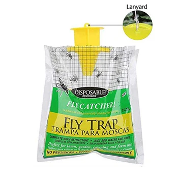 

Practical Pest Control Powder Disposable Outdoor Garden Insects Catcher Hanging Lawn Fly Trap With Lure Home Farm Portable Yard