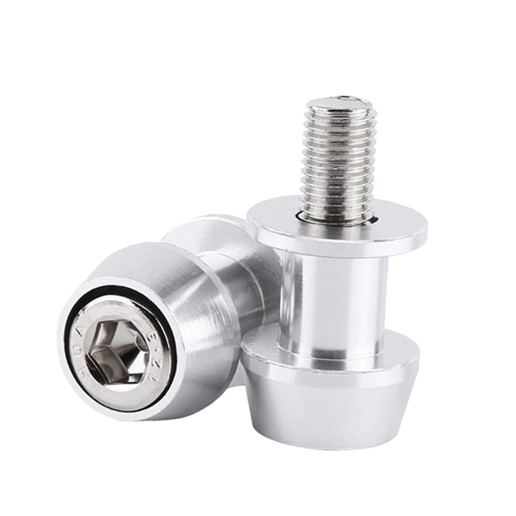 2pcs 6mm Universal Motorcycle CNC Swing Arm Slider Spools for Honda