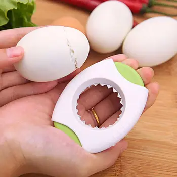 

Multifunctional Stainless Cute Boiled Egg Shell Topper Cutter Opener Egg Cup Stool Kitchen Essential Tool
