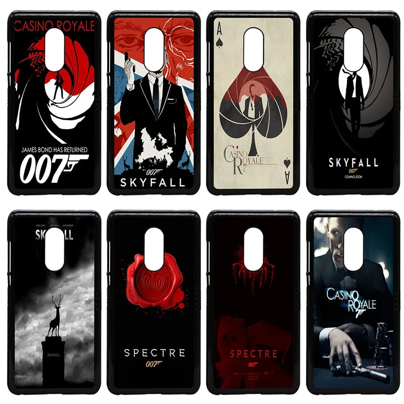 Hot 007 james bond Mobile Phone Case Hard Plastic Cover Anti-knock for Xiaomi Redmi 3X Mi 6 5 5S Plus Note 4X 2 3 3S 4 Pro Prime | Мобильные
