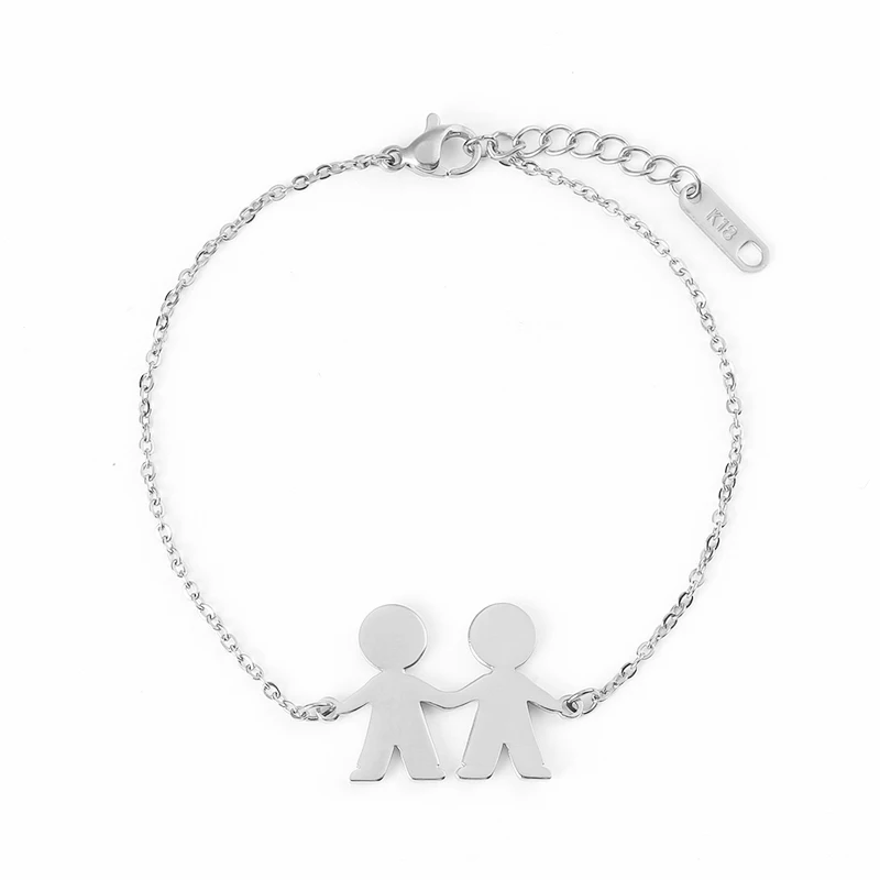 Personalized Custom Name Bracelet Boy Girl Charms Handmade Women Jewelry Engraved Family Signature Customized Best Friend Gift | Украшения