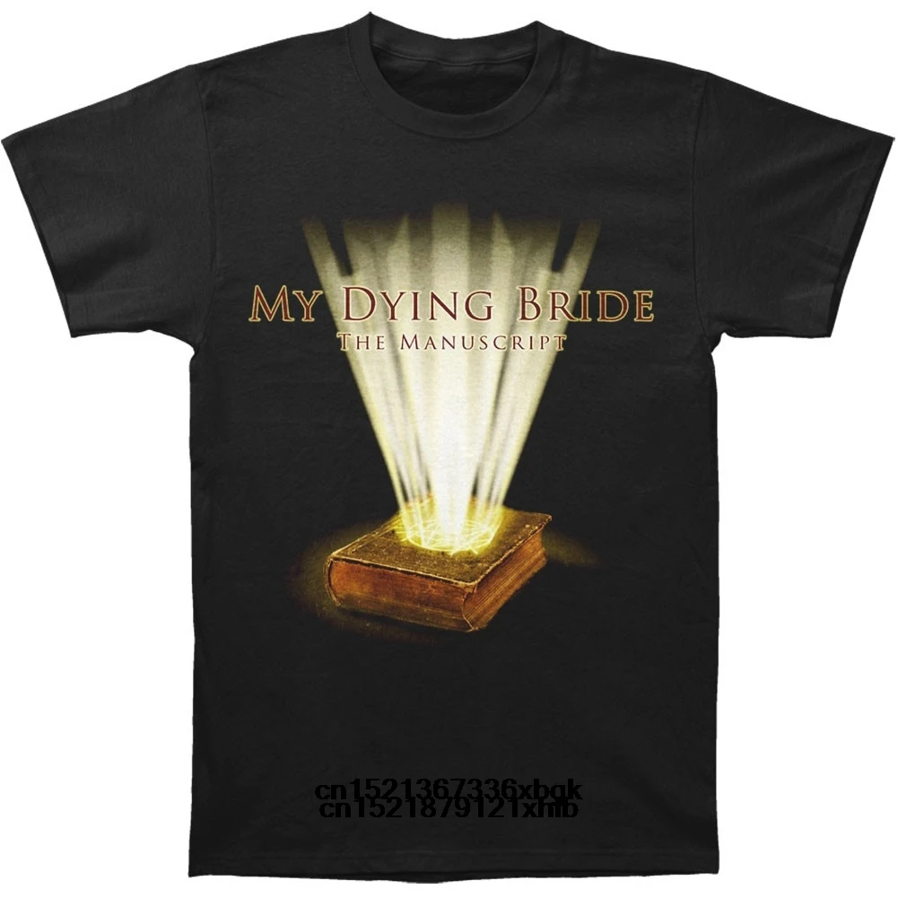 Забавная Мужская футболка новинка My Dying невесты рукопись | одежда