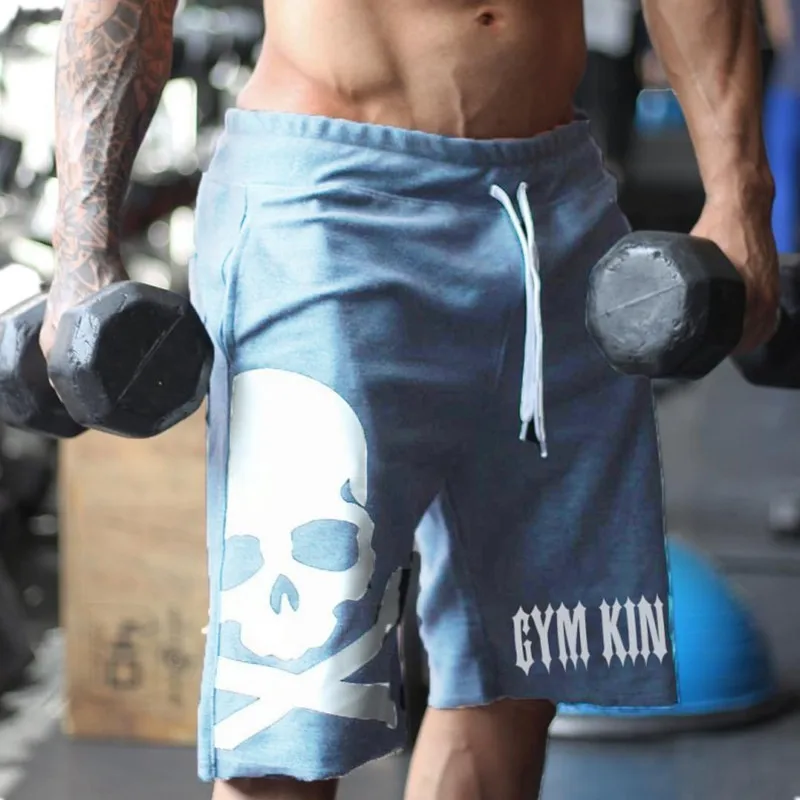 

2019 New Summer Mens Brand Jogger Sporting Shorts Slimming Men Black Bodybuilding Short Pants Male Fitness Gyms workout Shorts