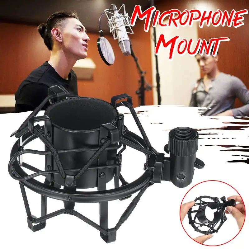 Mic Stand Clamp at2020 atr250 Студия Аудио запись пауки микрофон ударопрочный держатель с