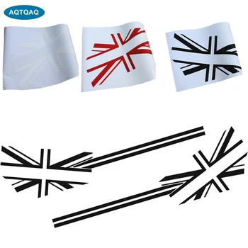 

AQTQAQ 1Pair Waterproof Car Side Sill Door Sticker Decals Vinyl Stripes Body Stickers for Mini Cooper S 3 Colors (L+R)