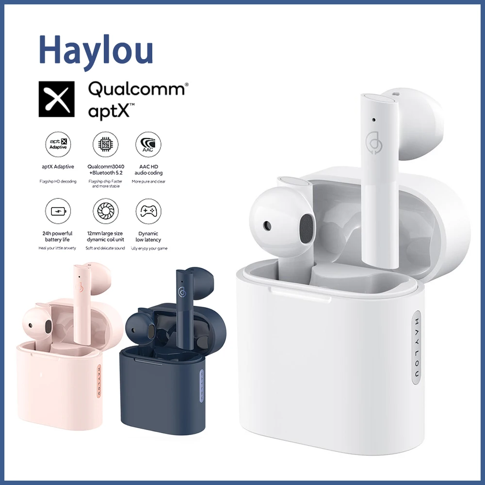 Haylou Moripods TWS Bluetooth Наушники с шумоподавлением APTX Музыка Спорт HIFI Стерео