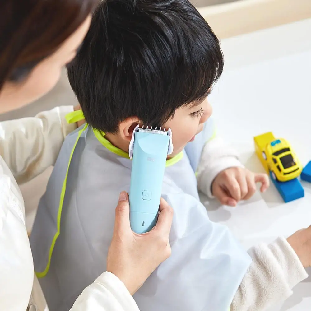 Rushan Baby Hair Clipper Children Hair Trimmer Mute Silent Motor R Angle Cutter Head Ipx 7 Waterproof