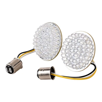 

2Inch 48-Led Xenon Drl Amber Turn Signal for Harley-Davidson Model 1157 Sockets