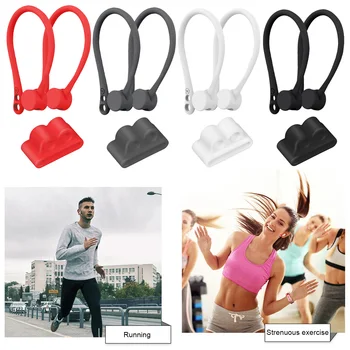 

Vococal 1 Pair Silicone Anti-lost Ear Hook Earhooks with 1pcs Watchband Holder for Apple AirPods Air Pods Earphone Accessories