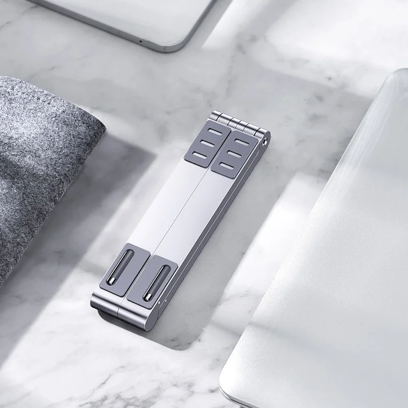 Мини подставка для ноутбука MICCGIN алюминиевая складная Macbook Pro Air Iphone держатель