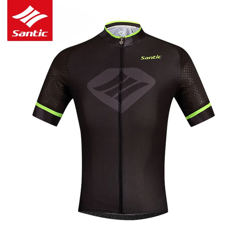 Santic Top Велоспорт Джерси мужские летние новые MTB дорожный велосипед Джерси с коротким рукавом дышащие анти-пот велосипедные Джерси велосипедная одежда