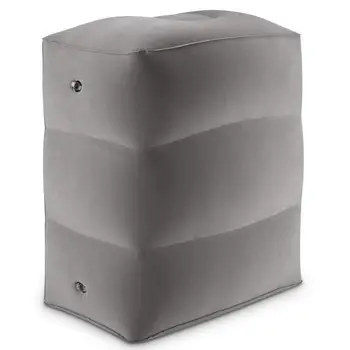 

Inflatable Travel Foot Rest Mat Pillow Airplane Train Dust Cushion Bag 2020new Car Storage With & Footrest Cover V5S8