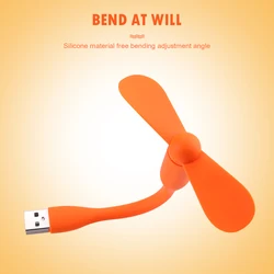 Mini Flexible Bendable USB Fan for Power Bank Laptop PC AC Charger Portable Hand Fan Computer Summer Gadget Mini Flexible Bendable USB Fan for Power Bank Laptop PC AC Charger Portable Hand Fan Computer Summer Gadget