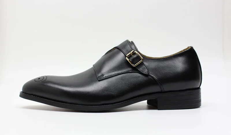 Роскошная итальянская брендовая дизайнерская мужская официальная обувь из натуральной кожи с двойной пряжкой и ремешком в виде монах; офисные свадебные мужские коричневые модельные туфли