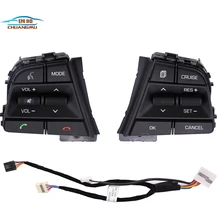 Для hyundai Elantra AD solaris Автомобильный Bluetooth телефон круиз контроль руль кнопки Pad переключатель черный