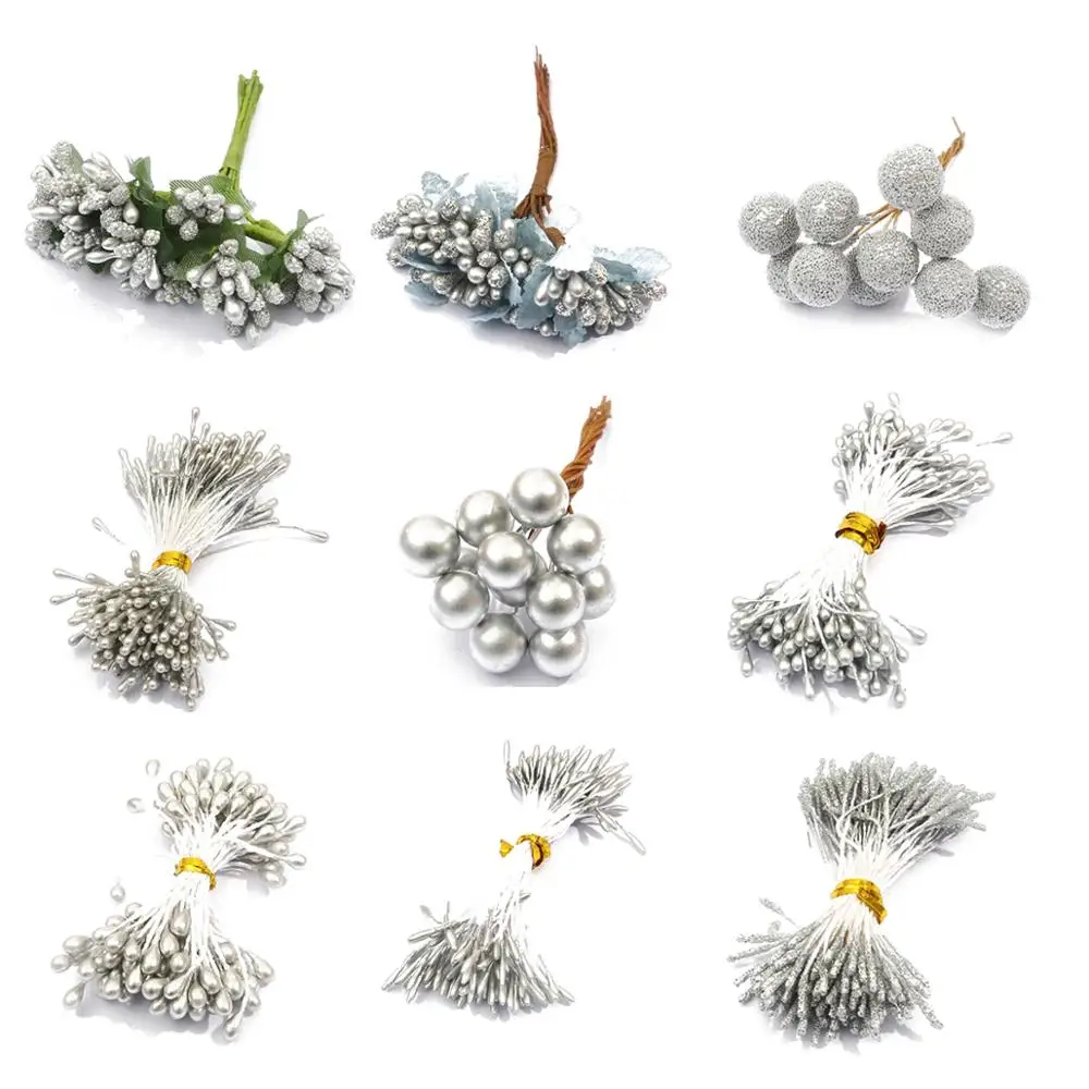 90pcs-Red-Yellow-Artificial-Flowers-Stamen-Berries-Bundle-Purple-Yellow-Cherry-DIY-Christmas-Wedding-Cake-Gift (3)