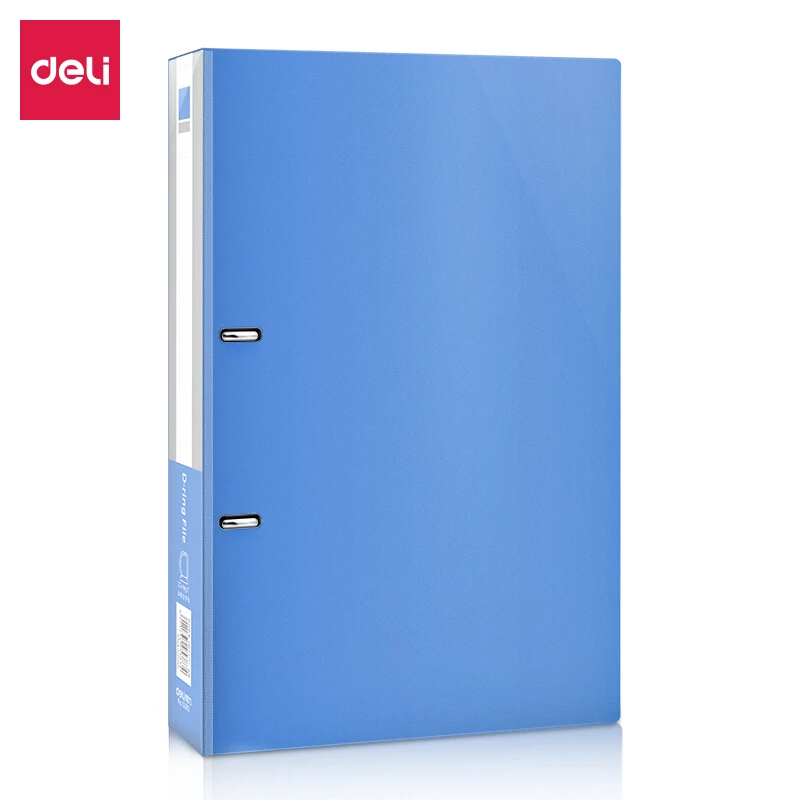 Deli A4 Two hole D type Folder Loose leaf Punch Folders Information