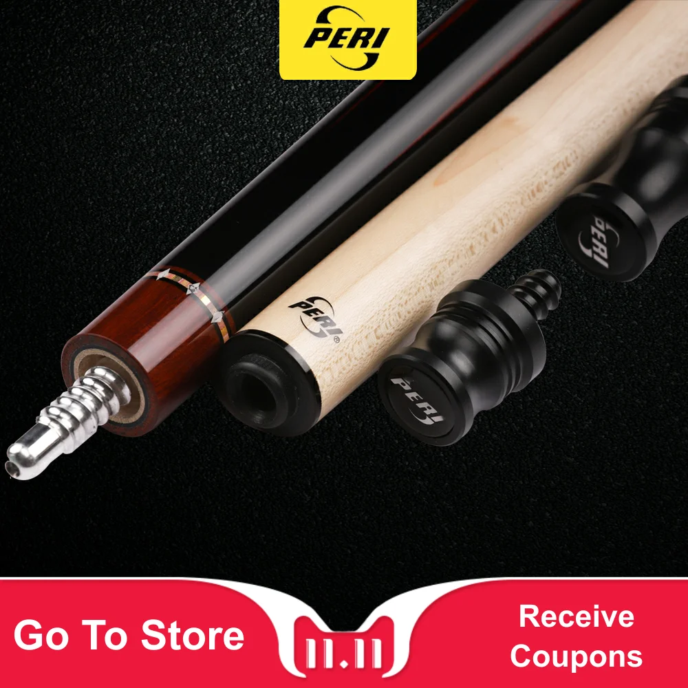

PERI PCD-03 Carom Billiard Cue Stick Kit With Gift 12mm Tip Hard Maple High-end Carom Cue for Champion Professional Athlete 2019