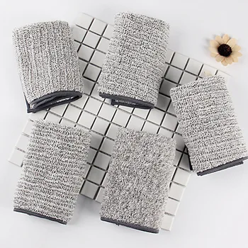 

1Pcs Cleaning Cloth Japanese Style Multi Purpose Gray Kitchen Supplies Cleaning Towel Microfiber Wiping Rags Super Absorbent