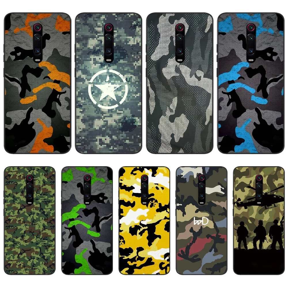 

OFFeier Camo military Army DIY Luxury Phone Case For Redmi S2 5A 5 5Plus 6 6Pro 6A 4X 4X 7 7A Cover