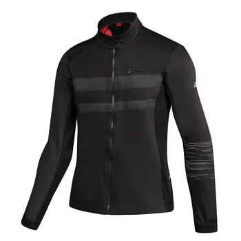 

Santic Mens Cycling Thermal Jackets Keep Warm Cycling Windproof Jacket Coat Reflective Black Autumn Winter Asian S-3XL M7C01089